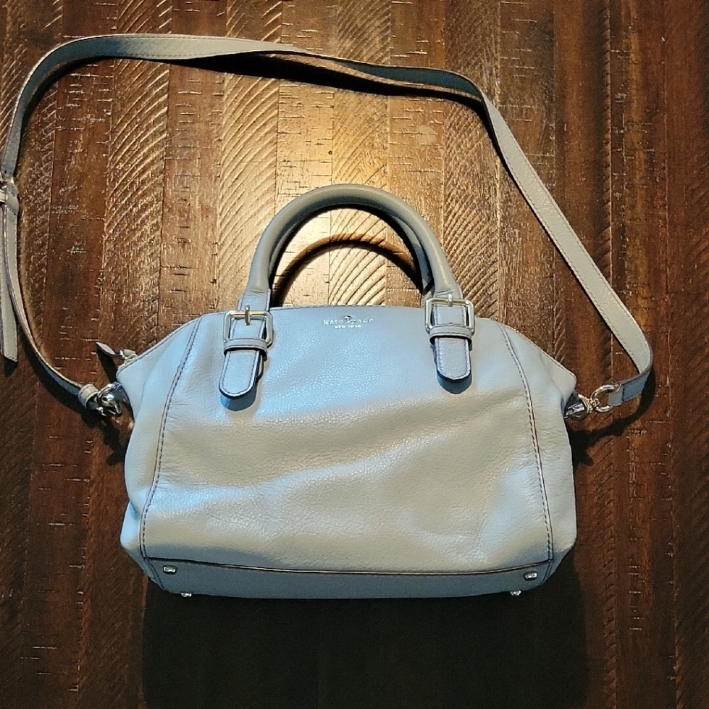 Kate Spade Light Blue Leather Satchel